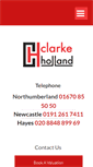 Mobile Screenshot of clarkeholland.com